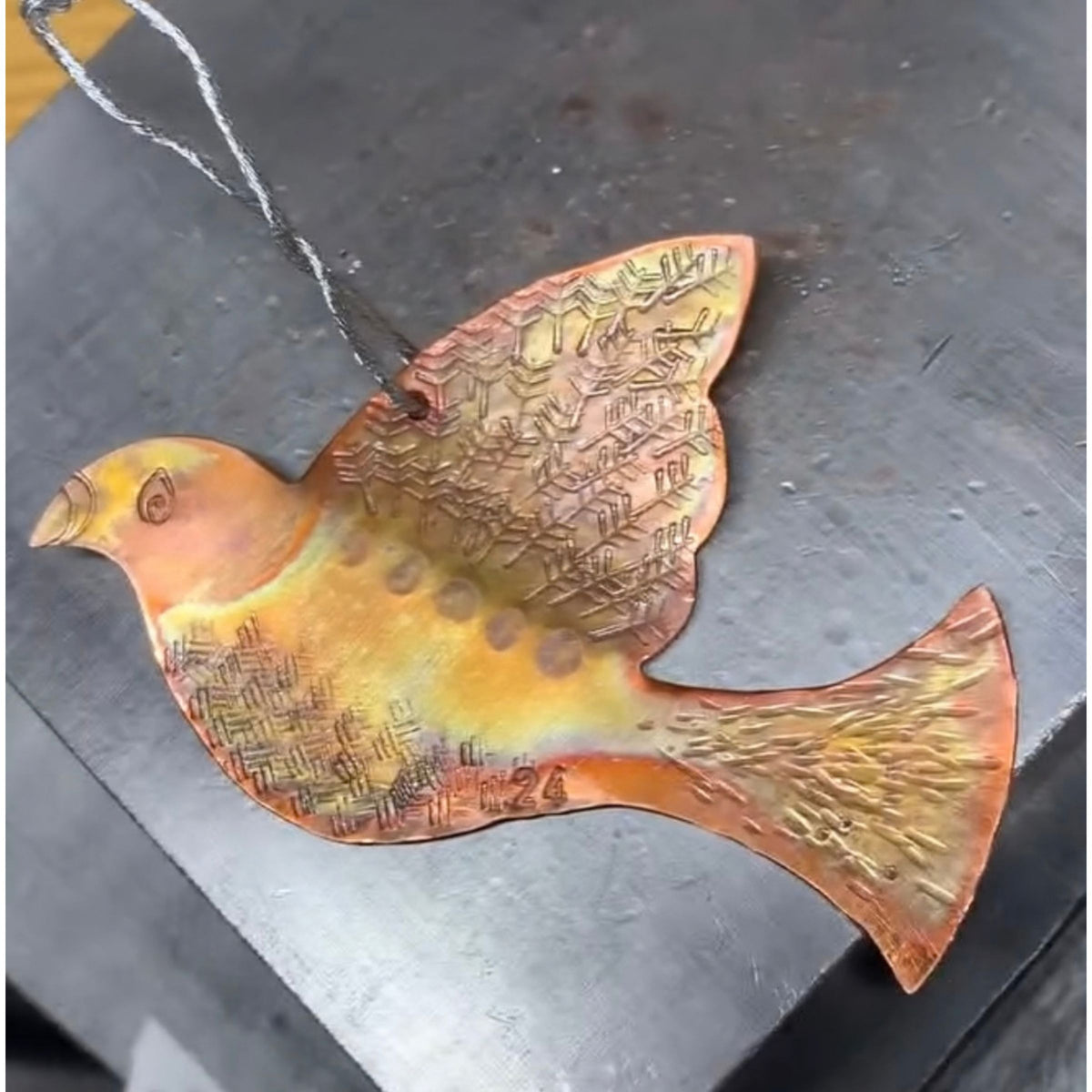 Heat Patina Ornaments: December 19 from 10-12 or 1-3pm