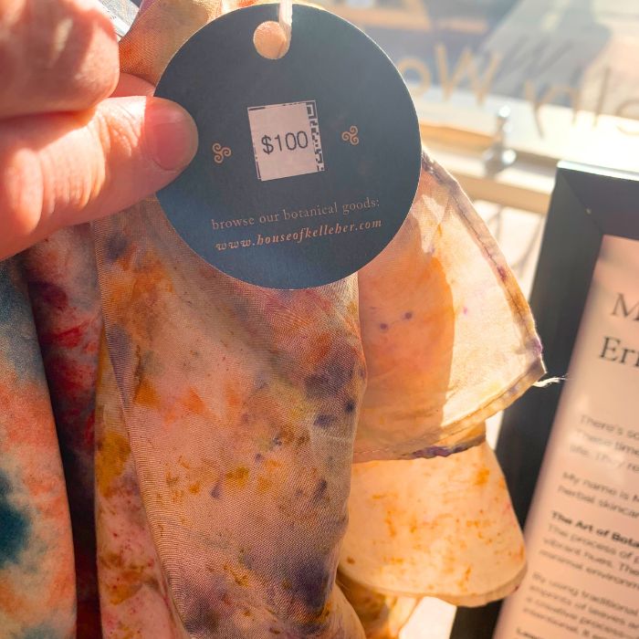 Silk scarves & Eye Masks by Kelleher Botanicals