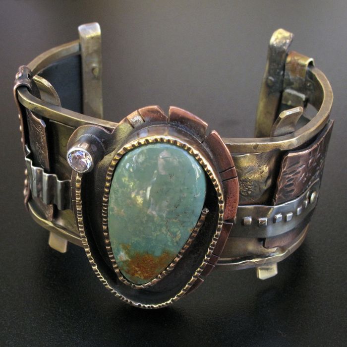 Mixed Metal Cuff Bracelet with Richard Salley: April 18 from 9:30-5:30. 2 spots left!