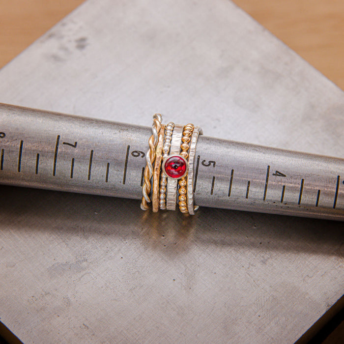 Examples of intro and advanced stacking ring classes in Lafayette, CO.