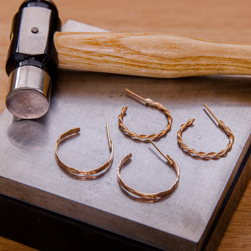 Ladies' Night Out: Hammered Demi Hoop Earrings. June 17 from 6:00-8:30 p.m.