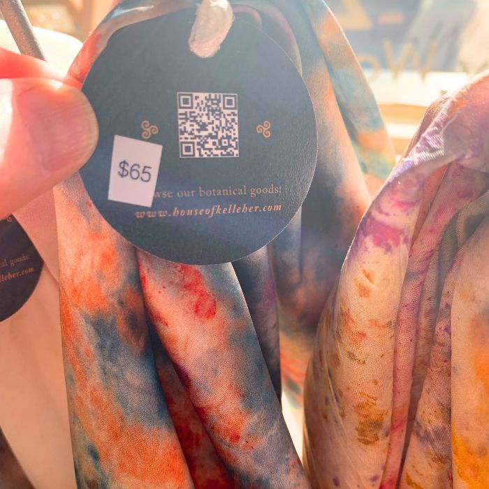 Silk scarves & Eye Masks by Kelleher Botanicals