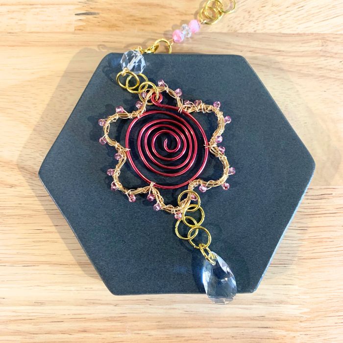 Flower suncatcher class in Lafayette, CO