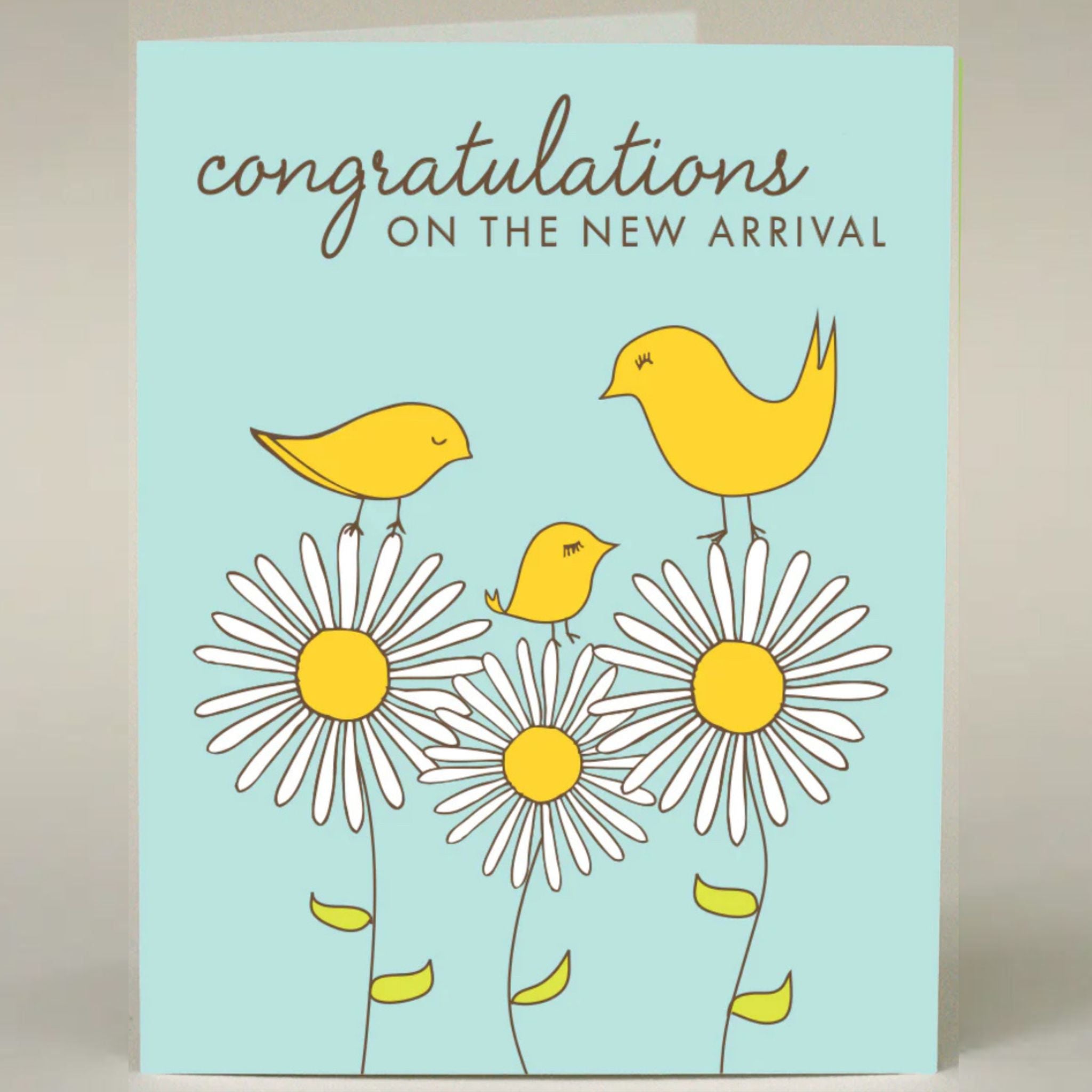 congrats on the new arrival card