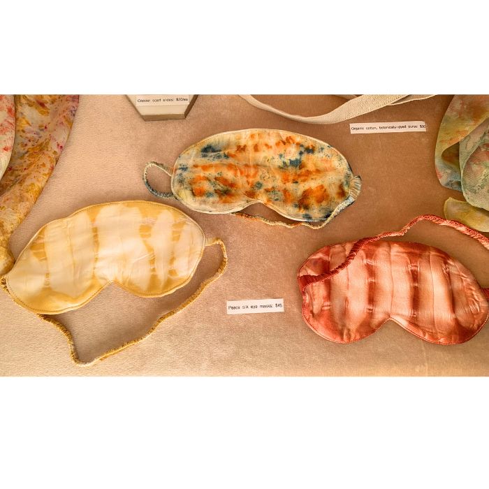 Silk scarves & Eye Masks by Kelleher Botanicals
