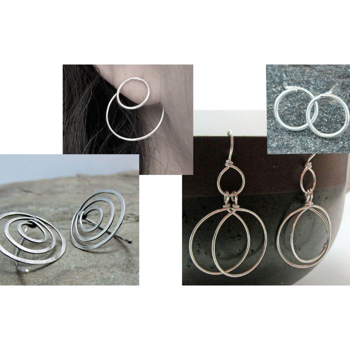 Circle Study: Earrings, Part 2 (with torch-work). May 10, 2:00-5:00