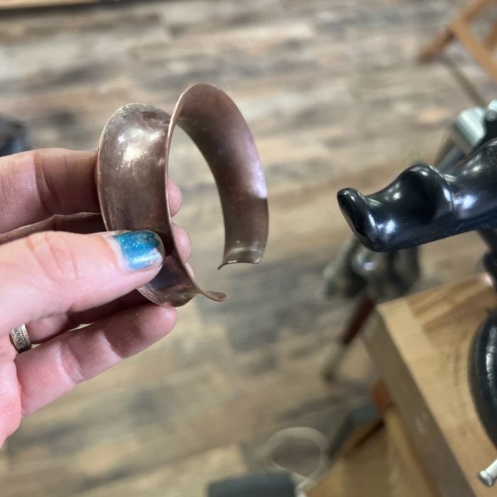 Anticlastic Cuff Bracelet with Haley Bates. August 2, 9:30-5:30