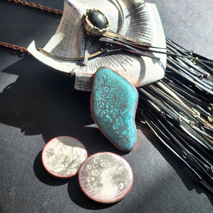 Drawing on Glass: Graphite Enameling.  November 30 from 1:00-5:00. 1 spot left!