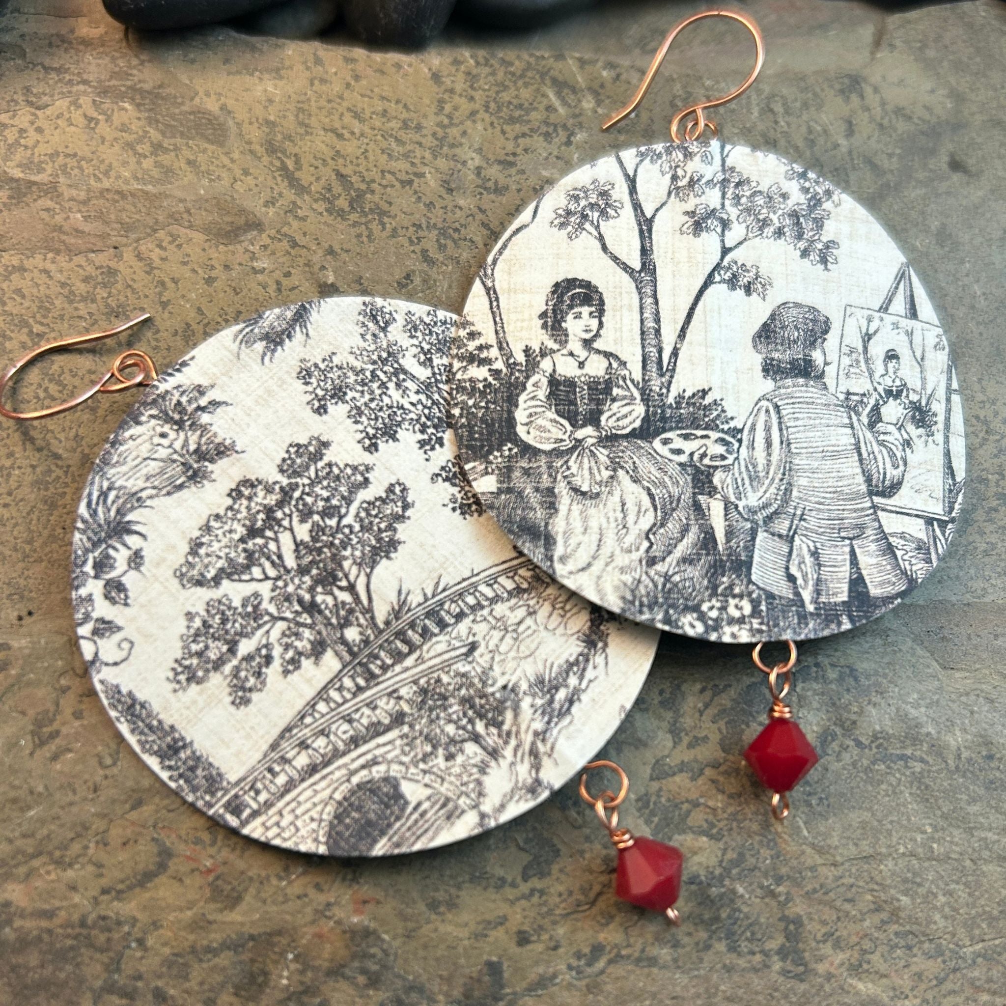 Youth Class (ages 10-13): Paper Earrings: April 5 from 12:00-2:00.