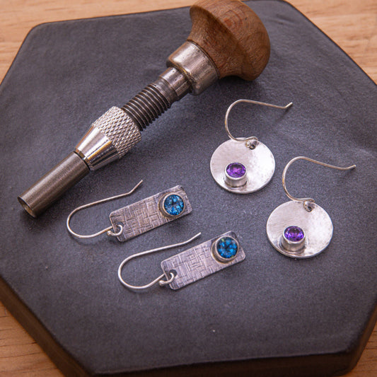 Tube-setting Faceted Stones workshop in Lafayette, CO