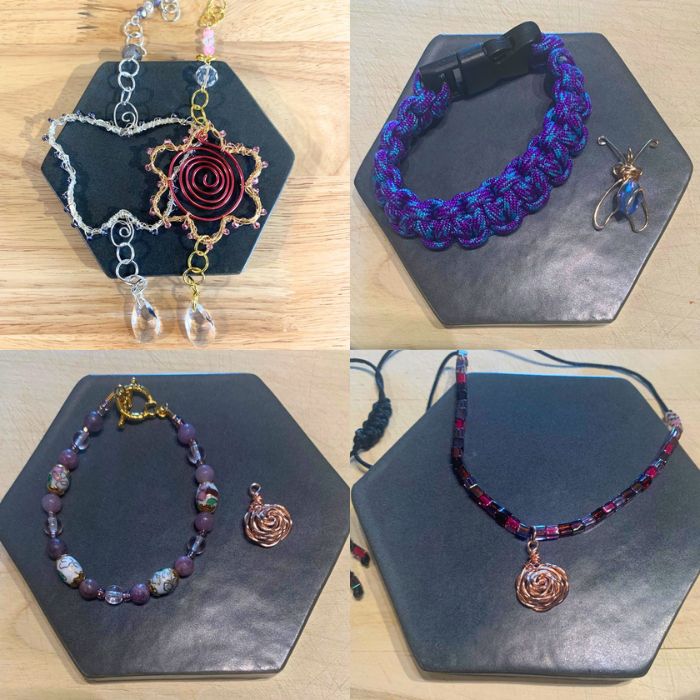 Tween Jewelry Club (ages 10-13): Thursdays in July (7/3, 7/10, 7/17, 7/31) from 3:00-4:30 p.m.