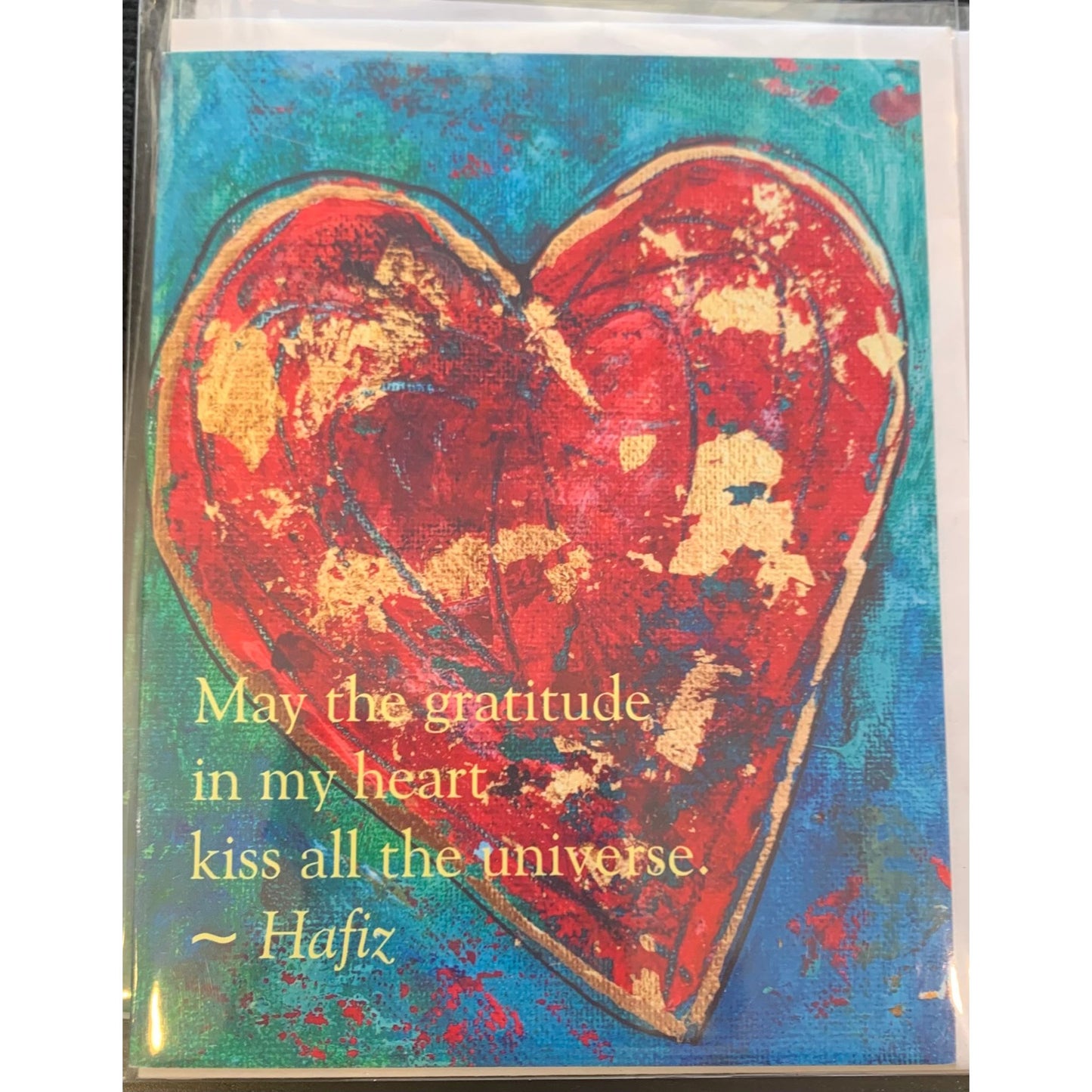 Gratitude heart card