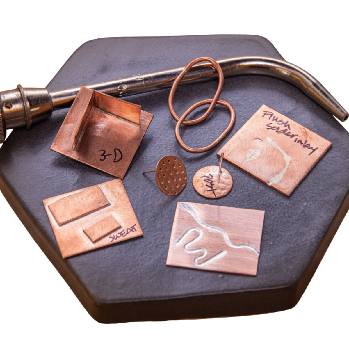 Samples of different types of soldering that will be covered in class