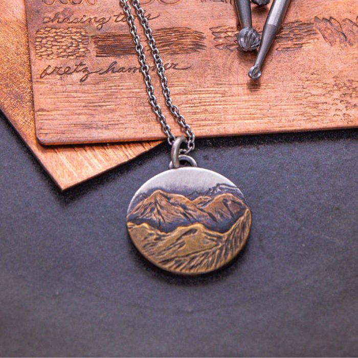 Layered Pendant: Sweat Soldering Using the Heat Zone Method. June 6 from 9:30-5:30. 1 Spot Left!