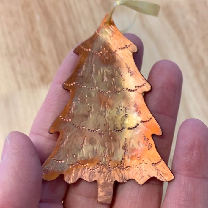 Heat-Patina Copper Holiday Ornaments: December 21 from 2:00-4:00